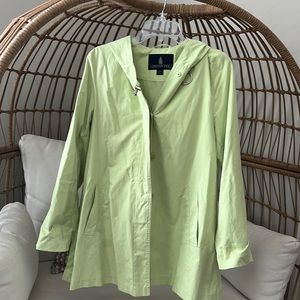 London fog, rain jacket